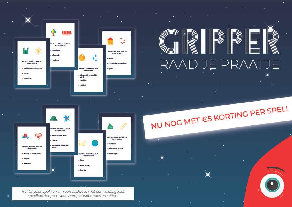 Garage2020's tweet photo. Hoera! @samentoekomst is van start gegaan. En #Gripper, een kennismakingsspel voor kinderen die naar een pleeggezin gaan, kan alléén op dit evenement door iedereen met korting besteld worden. (En tot eind april door organisaties). Tot ziens op #stm2022 https://t.co/vAlfUnuFk8