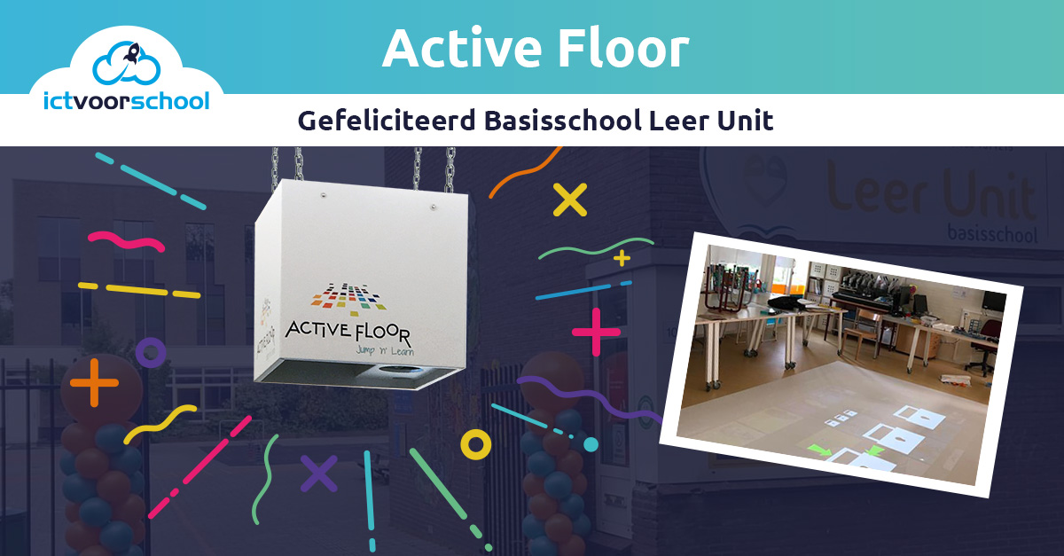 Gefeliciteerd Basisschool Leer Unit! 
Afgelopen week hebben we een prachtige #activefloor mogen installeren. Veel (leer)plezier met de nieuwe aanwinst!

Wil jij ook zo'n gave vloer? Of liever eerst een demo? Kijk op: ictvoorschool.nl/interactieve-v…