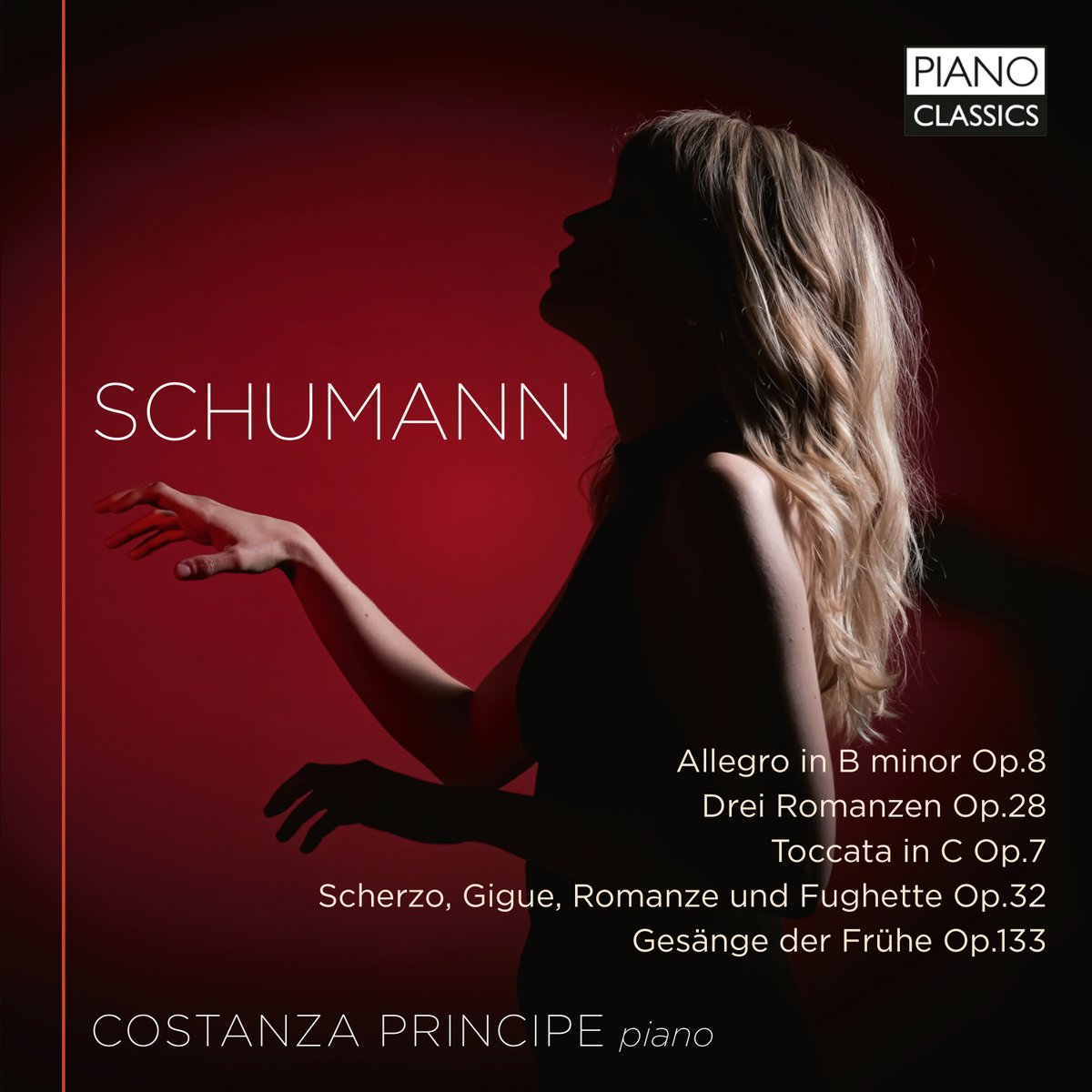 PianoClassics's tweet photo. An impressive debut CD from a charismatic young pianist with a passion for Schumann, Costanza Principe. This new recording presents some of Schumann’s lesser known piano works

Purchase or stream here: https://t.co/RIJA4hoALk https://t.co/Vypw8PT8Vg