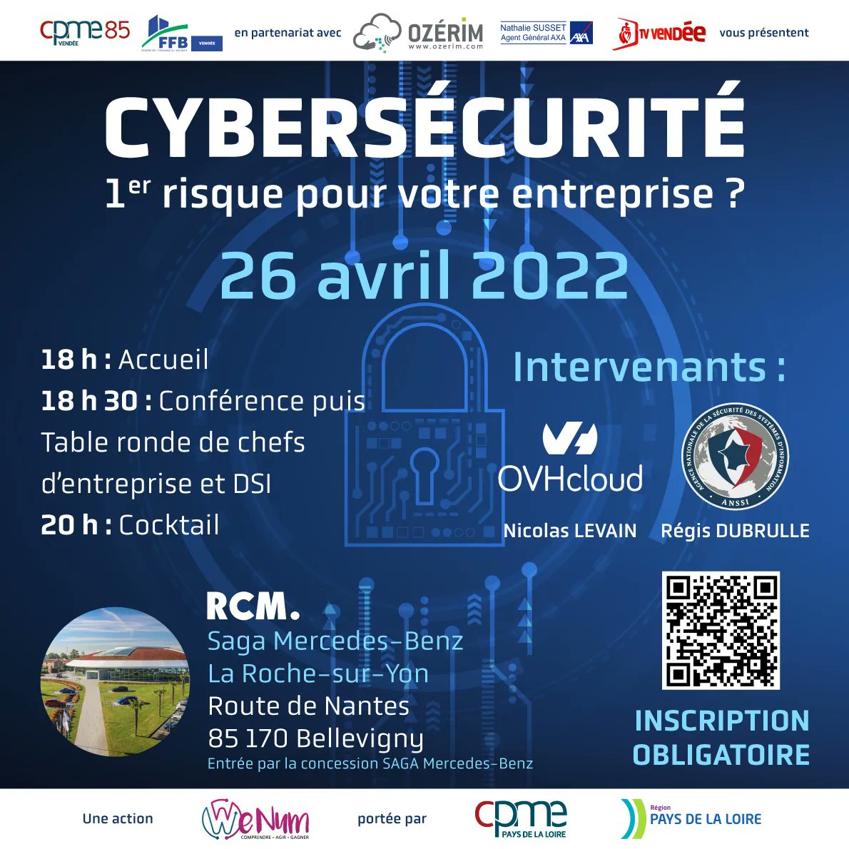 Ne manquez pas le rendez-vous cybersécurité du mois !
#cybersecurite #ovhcloud #anssi
