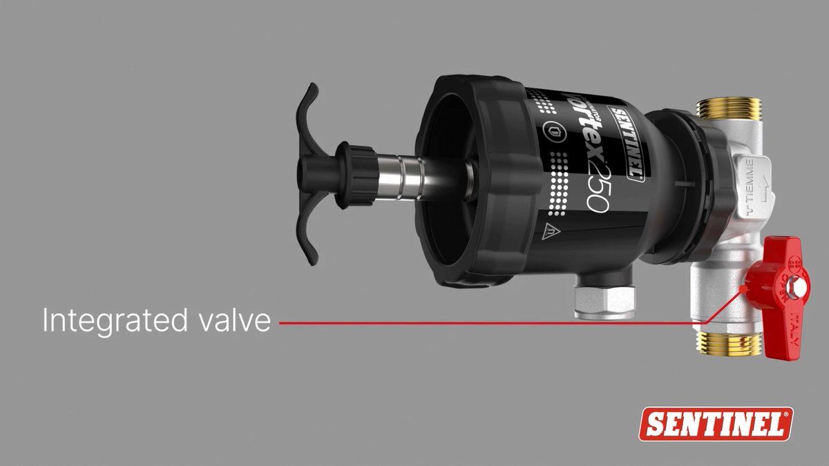 SentinelHQ's tweet photo. Sentinel Eliminator Vortex250:

- Ultra Compact
- 9000 Gauss Magnet 
- Integrated Valves

And that's just a few of the many incredible features inside the Vortex250!

#Sentinel #FilterFest https://t.co/TDyghxBlhN