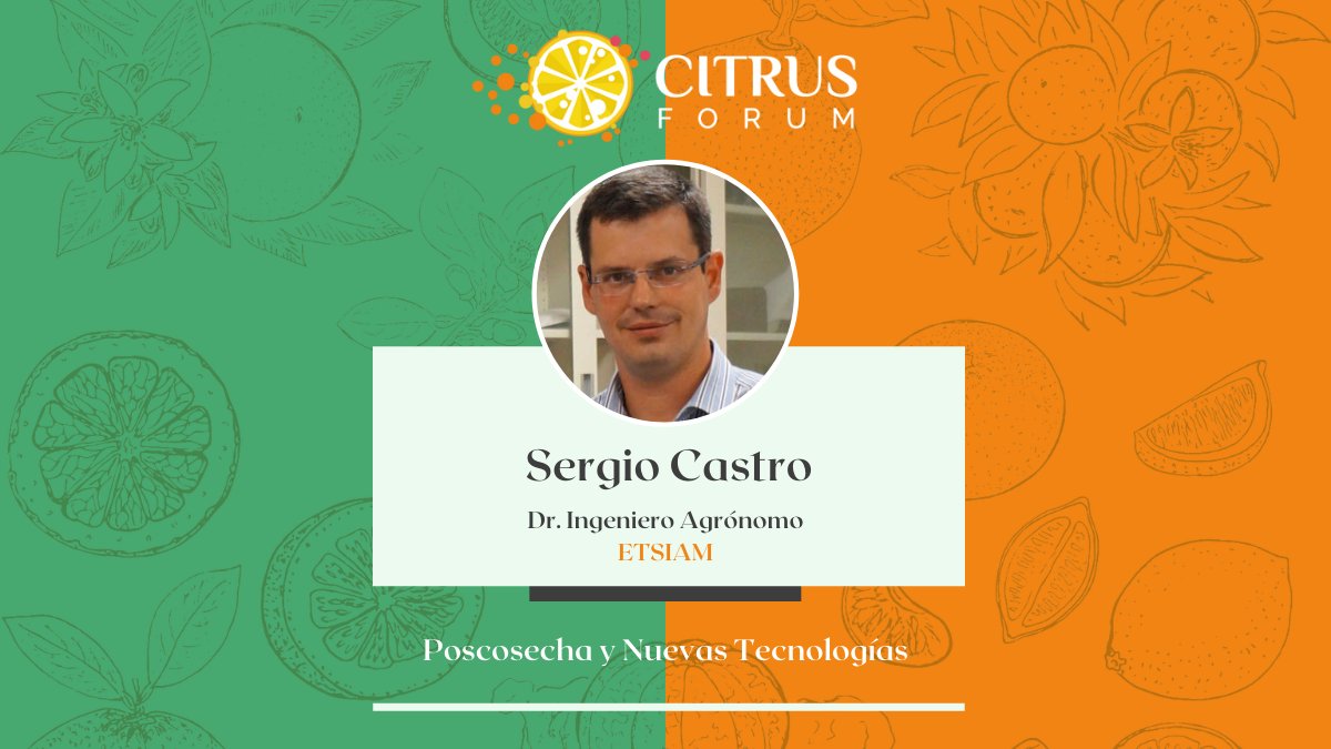 Seguimos presentando ponentes de #citrusforum!
🗣️ Sergio Castro García es Dr. Ingeniero Agrónomo y profesor en la <a href="/ETSIAMCordoba/">ETSIAM - Universidad de Córdoba</a> 

Es especialista en mecanización de cultivos y en concreto nos hablará de la mecanización de la poda en #citricos.

+info: mtr.bio/citrusforum