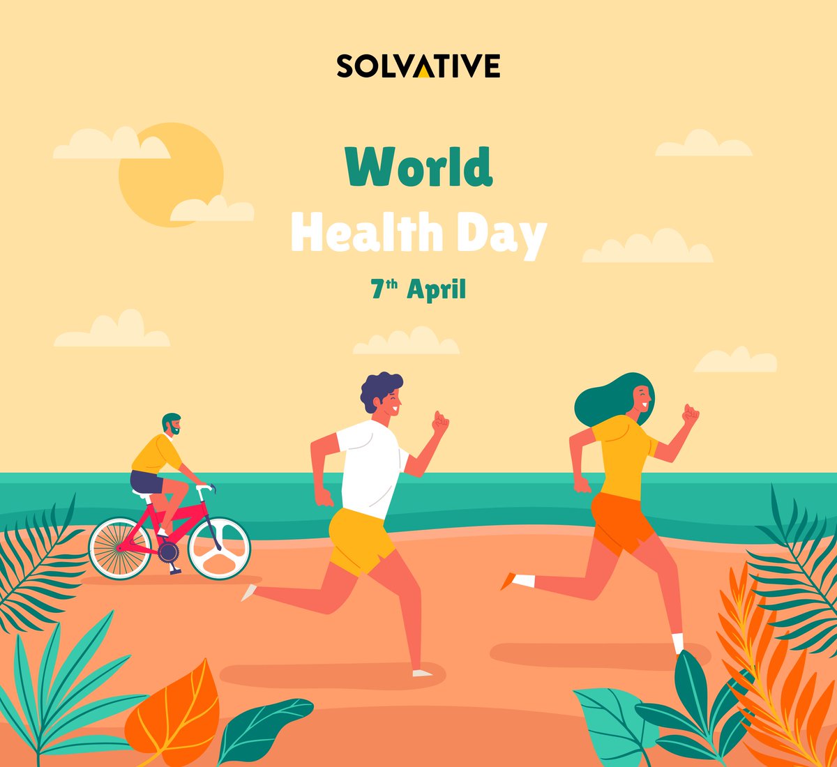 solvative's tweet photo. To keep the lamp of wisdom burning, to keep our mind strong and clear, and to find the solutions to all the problems that plague us it is essential to ensure good health.
Keep Solving, Stay Fit! Here's wishing you all a very happy World Health Day!
#WorldHealthDay #Solvative https://t.co/QwwSsk7dh3
