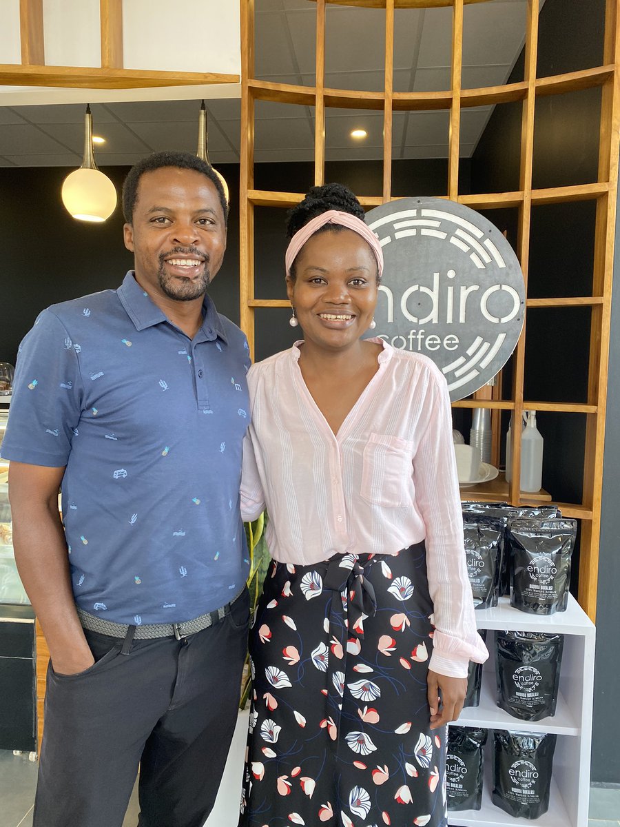 andykristian's tweet photo. One of my most favorite people on the globe has done it again! Gloria of @EndiroCoffee has opened her 11th location this morning at Shell Entebbe, opposite Victoria Mall. Endiro serves the most delicious coffee you will ever find. #specialtycoffee, #singleorigin #coffee #uganda https://t.co/2qh5wacnS4