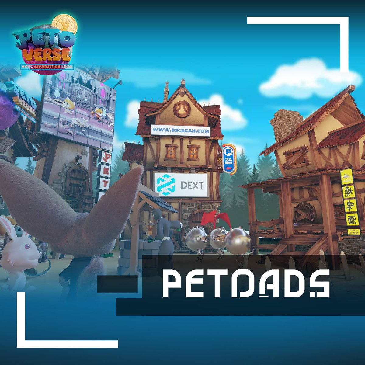 Introducing the Peto-Ads! 

Advertise with key brand partners, giving players a unique opportunity to promote their products.

#petoverse