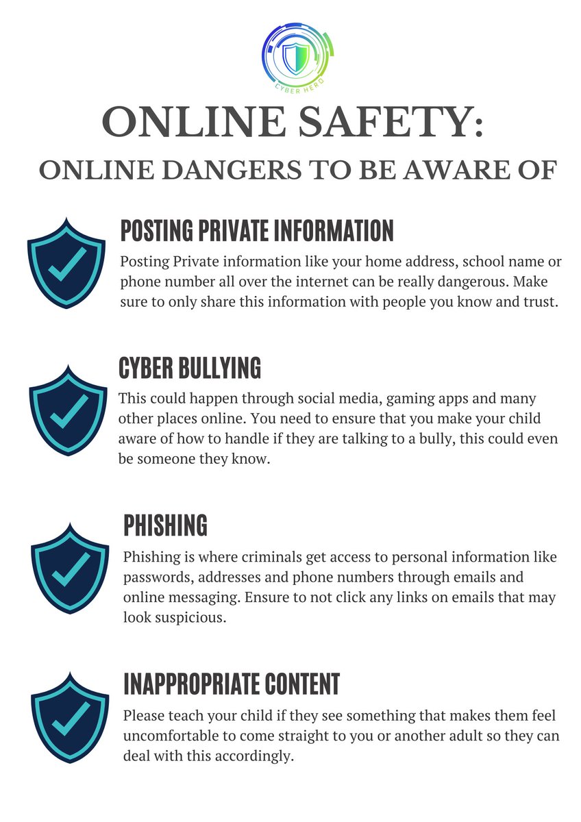 80% of children aged 12-15 have been involved in harmful experiences online. 
It is very easy to be vulnerable online and many people are not aware of the dangers involved.
Read more here ➡️ bit.ly/3jt4Cy1