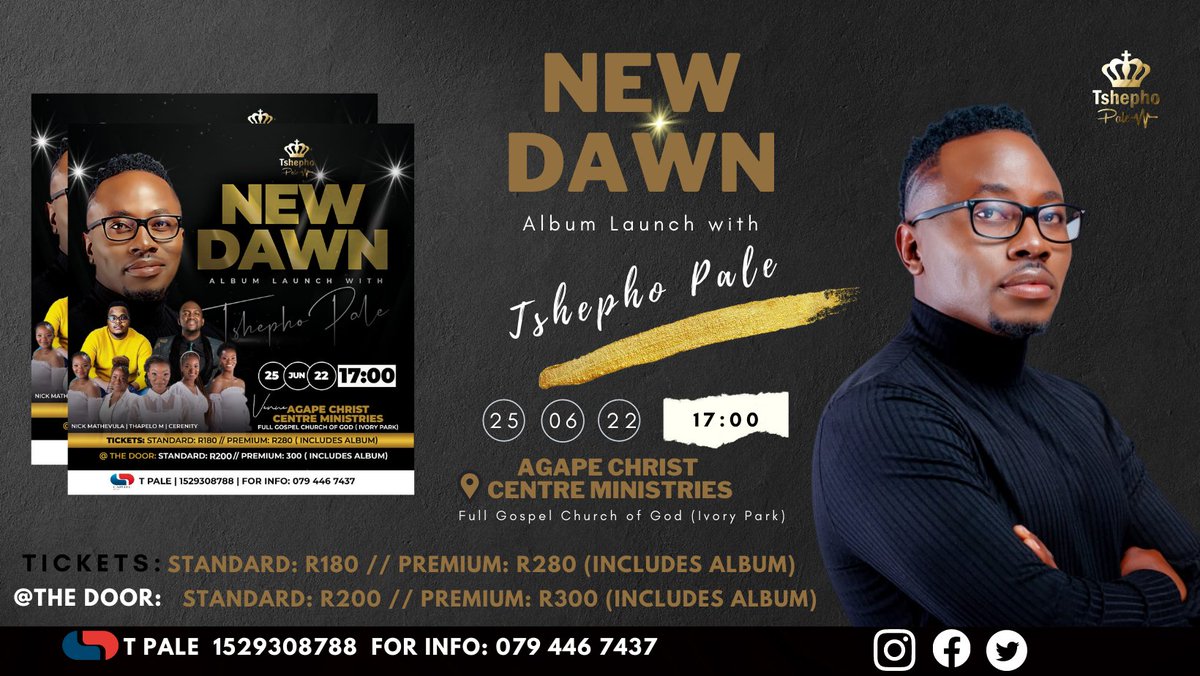 PaleFamily's tweet photo. It's happening y'all!! 
Let's come together and worship.
#NewDawnAlbumLaunch https://t.co/RAWJQ6Jdh0