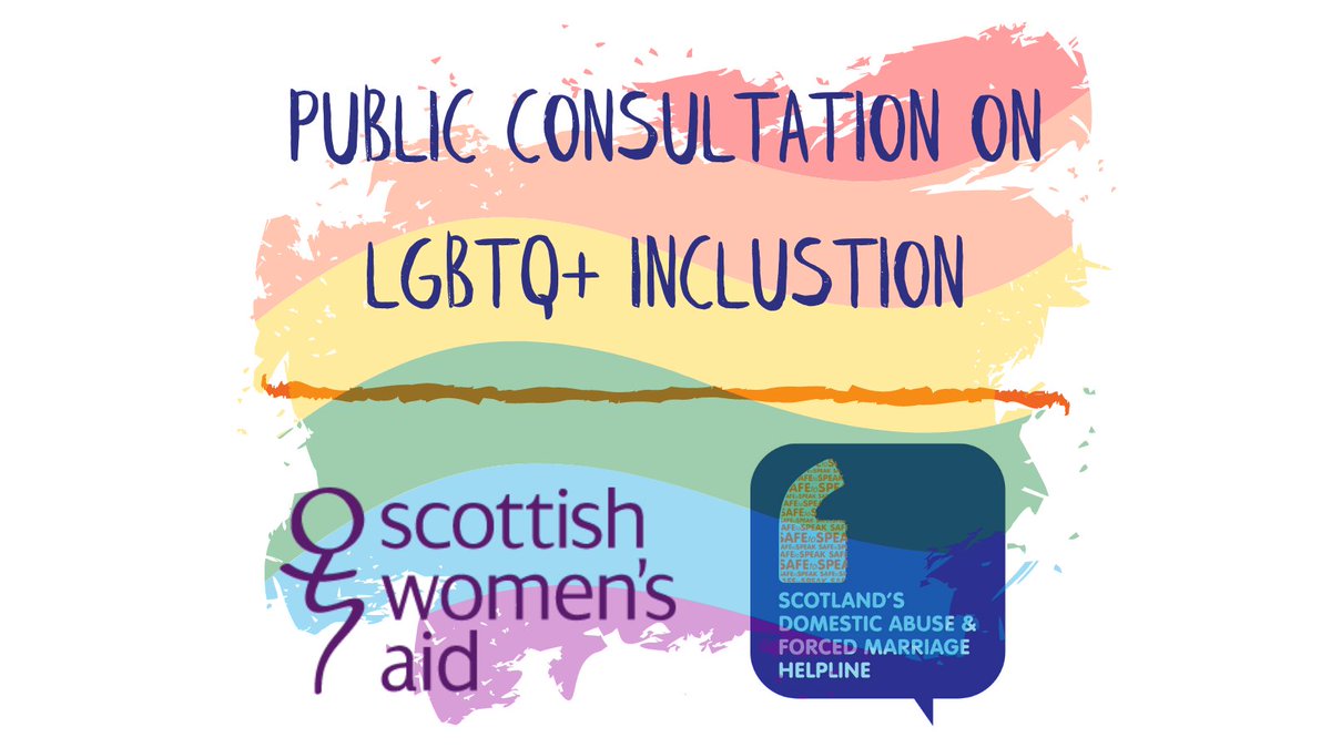 As part of our LGBT Charter Mark Journey with <a href="/LGBTYS/">D Geddes</a>, we are running a public consultation for Scotland's Domestic Abuse and Forced Marriage Helpline on LGBTQ+ inclusion.

It only takes a few minutes to fill in anonymously here: bit.ly/LGBTQConsultat…