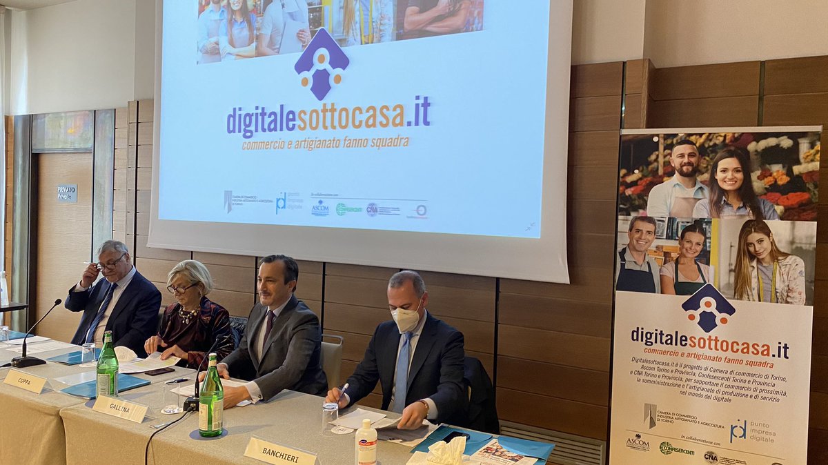 Una squadra sul web: #camcomtorino e le associazioni di categoria insieme per far crescere negozi di prossimità attraverso la community digitalesottocasa.it <a href="/PID_CamCom/">Punto Impresa Digitale</a> <a href="/AscomTorino/">Ascom Torino</a> #confesercentitorino <a href="/cna_to_iniziati/">CNA TORINO</a> @torinowireless <a href="/twitorino/">Città di Torino</a>