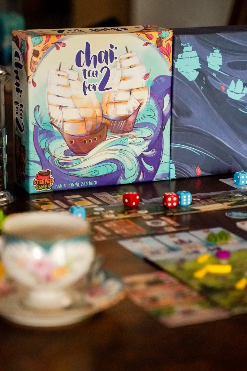 LAST day to pre-order 🍵 Chai: Tea for 2! 🥳 If you’re on the fence on our wee 🎲 dice trays or still have credits remaining on Gamefound, please place the order by 2pm EST! 😃

➡️ Quick Link: bit.ly/pm-last-day