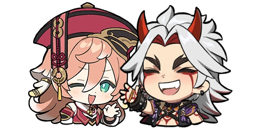 yanfei and itto