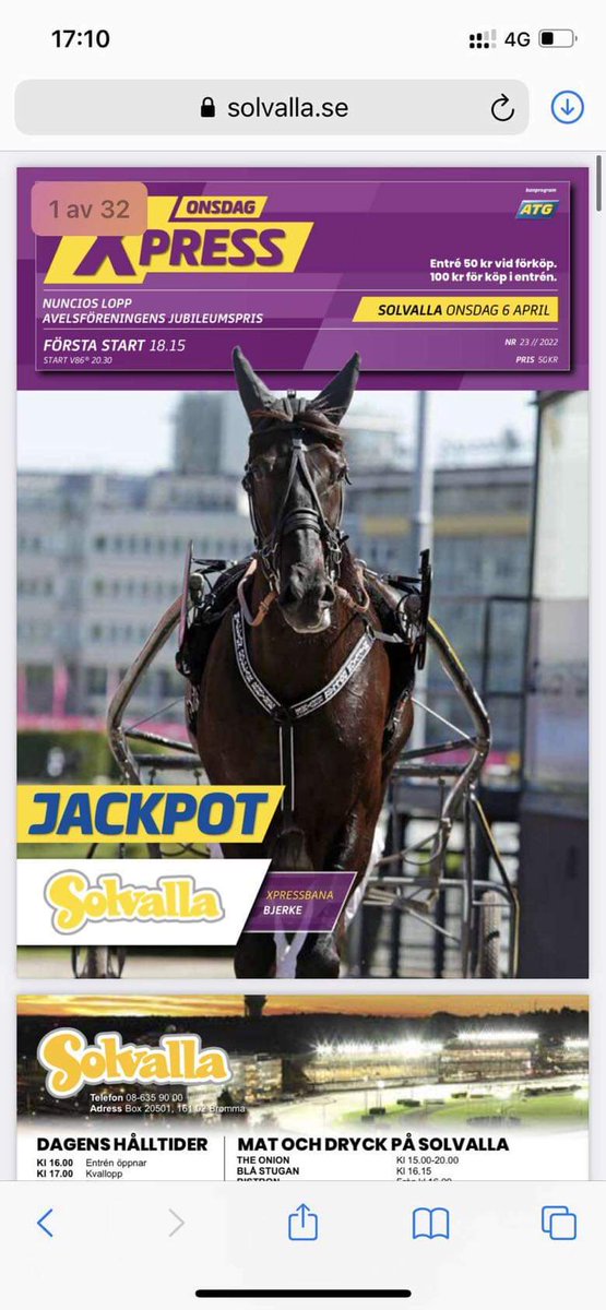 StallRhyme's tweet photo. @Solvalla hade koll när de satte Million på framsidan😅
Kanske inte den "roligaste" segern men en seger är alltid en seger och trav är trav. 
Endast plumpen i SM i höst, annars aldrig sämre än 2:a sen i augusti 💪
Vi tror på dig Million👊 https://t.co/P5Lb5azc9t