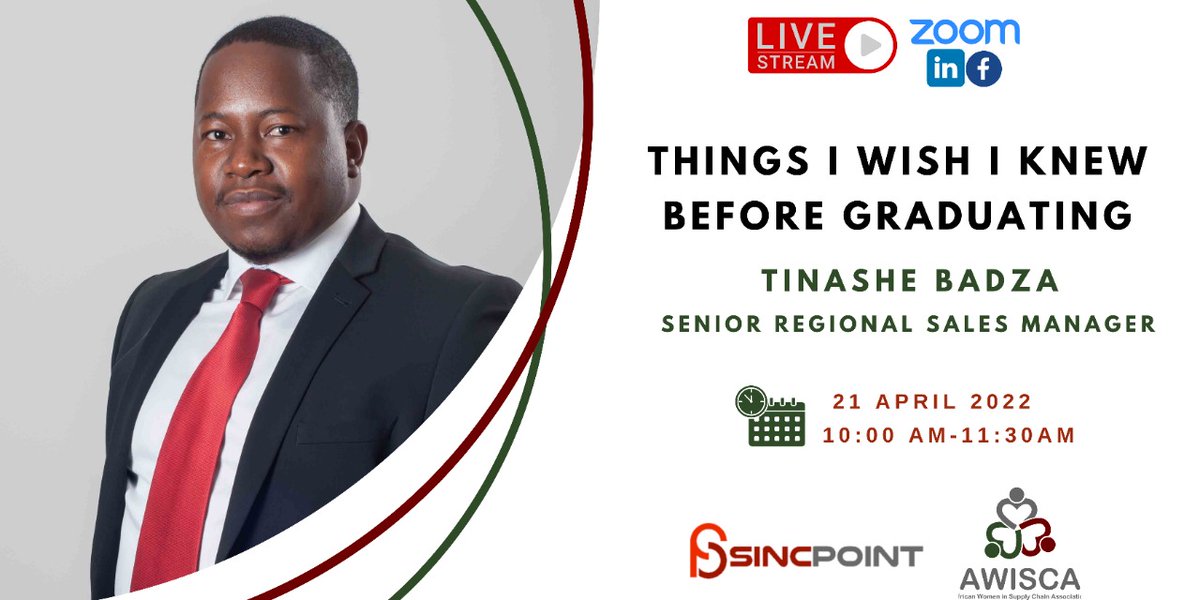 After getting our qualifications we are told that there is a formula to succeeding in your career, However, we are never told about the challenges. Attendees will be inspired by hearing about the things what Tinashe wishes he knew before graduating. us02web.zoom.us/meeting/regist…