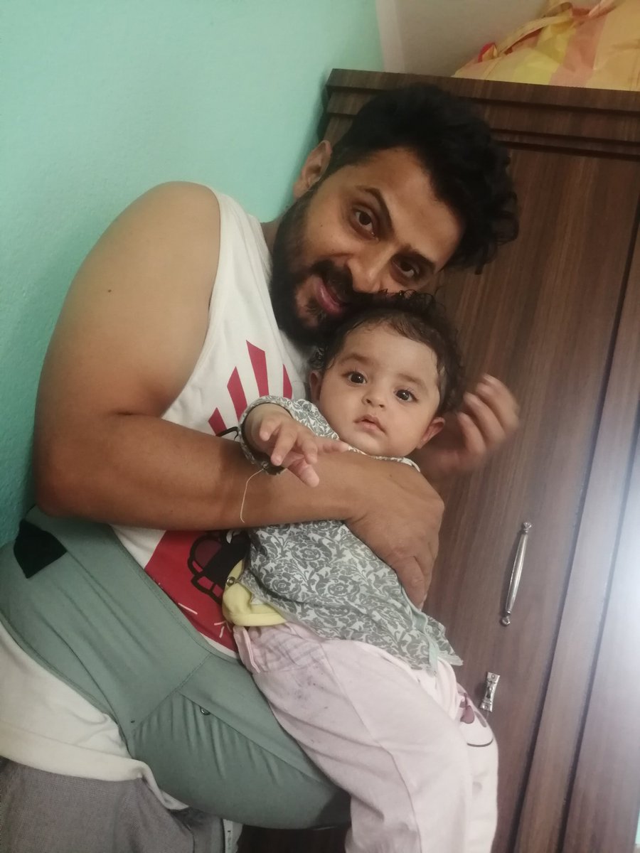 imsamixa's tweet photo. 'Papa is my favourite. His care and nurture is most essential for me &amp; my mom.' 😘
 @AnupOjha7 https://t.co/c7QvRAWyJl
