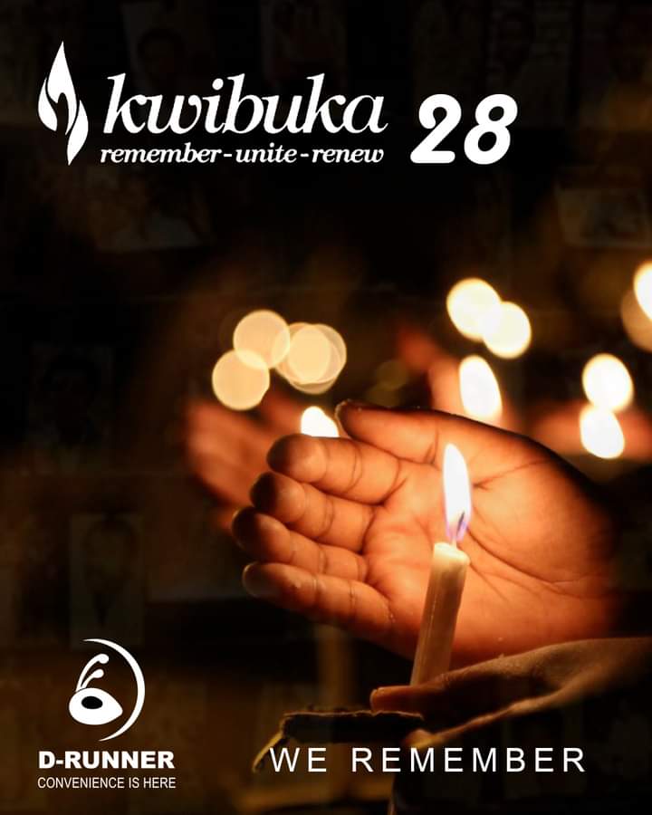 DRunnerCorp's tweet photo. We are thankful for the forgiveness that made it possible for the country to be rebuilt &amp; become a beacon of great hope. Let us continue to unite and renew mother Rwanda.
#Kwibuka28 #VisitRwanda https://t.co/RVMu7OhdNu