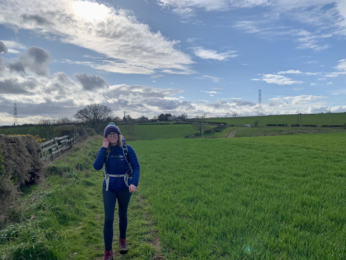 NatAlaMcC's tweet image. Where did you all walk for #NationalWalkingDay yesterday? We did a 6ish mile loop from #Elwick village followed by dinner in The Spotted Cow. Lovely to get out after work now it’s light enough! #walk1000miles @keswickbootco @countrywalking @Love_Hartlepool @GetHpoolActive