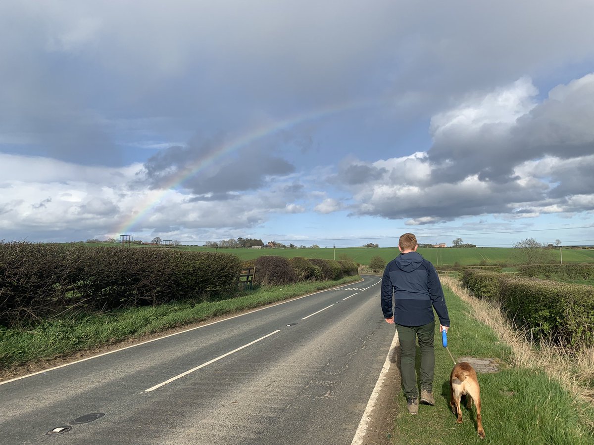 NatAlaMcC's tweet image. Where did you all walk for #NationalWalkingDay yesterday? We did a 6ish mile loop from #Elwick village followed by dinner in The Spotted Cow. Lovely to get out after work now it’s light enough! #walk1000miles @keswickbootco @countrywalking @Love_Hartlepool @GetHpoolActive