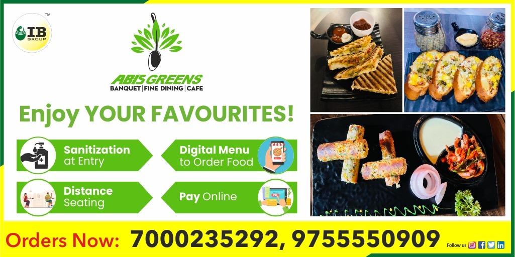 ibgroup_india's tweet photo. Have a bite๐ of Veg delicaciesโ
The #ABISGreens, A super hygienic restaurant๐ in @RajnandgaonDist, serves๐จโ๐ณ๐ฝ the mouth-watering food ๐๐ฅชโ๏ธ๐น.
#IBGroup #ABIS @gulrez_alam_197 #food #foodielife #safefooddelivery #safefood #homedelivery #convenience #foodie #rajnandgaoncity https://t.co/VefcgopMrK