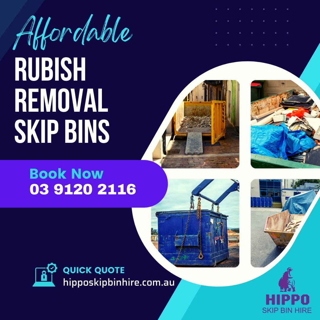 skip_bin_hire's tweet photo. Are you looking for rubbish removal in Dandenong? We at Hippo Skip Bin Hire, feature an enormous range of rubbish removal skip bins to fit your waste management requirements.
https://t.co/cGD2XZSjVC
#skipbin #skiphire #skipbinhire #skips #skipbins #southeastmelbourne #bookbin https://t.co/u1u1GY20zr