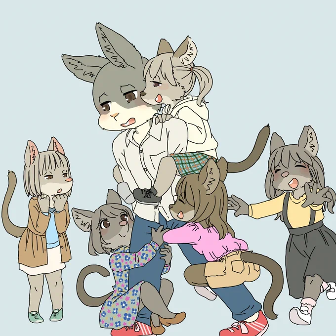 デグーはスキンシップが大好き 