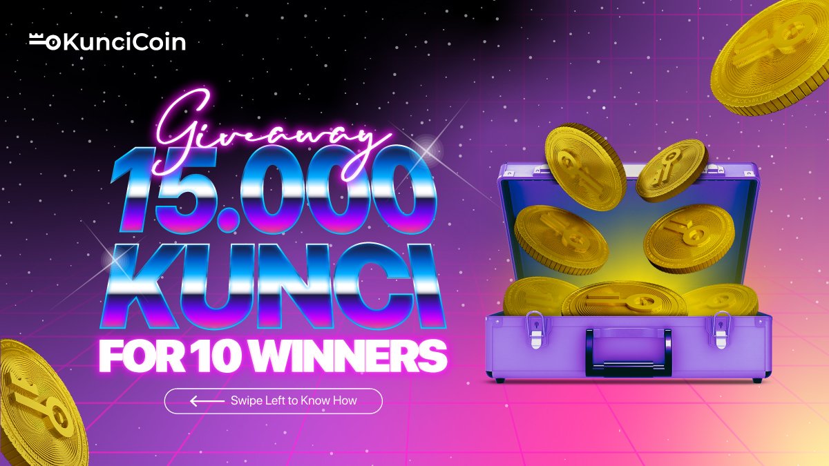 Kuncicoinglobal's tweet photo. 🚨GIVEAWAY ALERT!!🚨

Are you ready?

Your chance to win 15.000 KUNCI is easy to away! https://t.co/VVxsyLlAaB