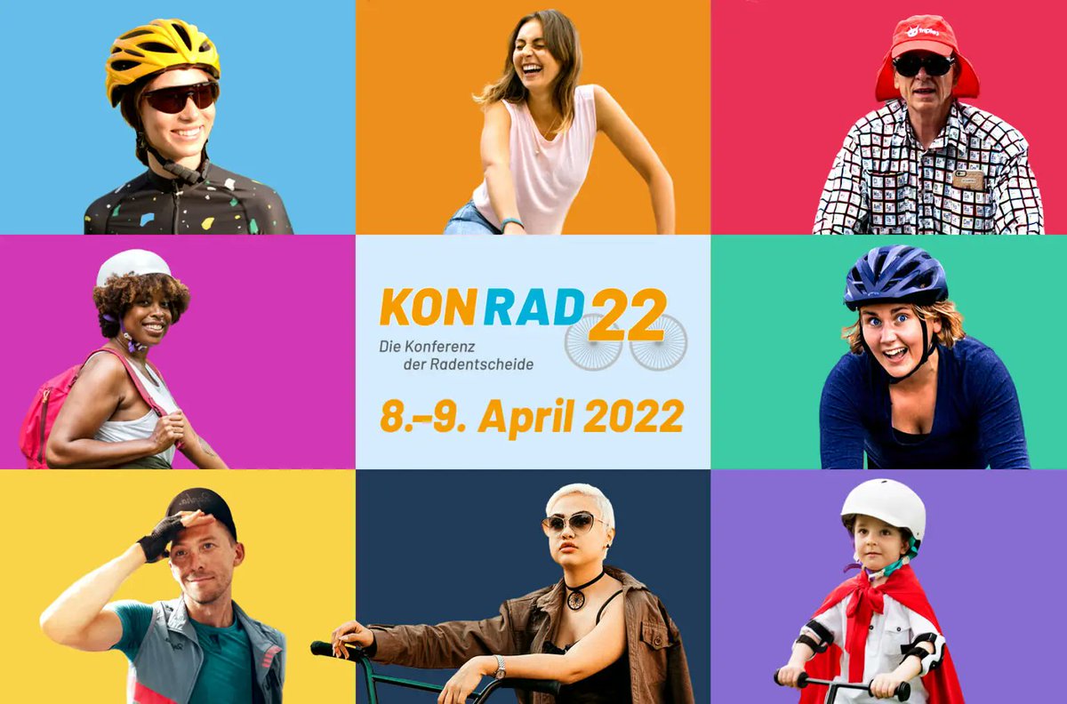 Morgen startet die #KonRad. Verkehrswende bedeutet natürlich mehr als "nur" Radförderung. ÖPNV, Fußverkehr &amp; nicht nur Verkehr, sondern auch Aufenthalt müssen mitgedacht werden. Um #Kiezblocks als wichtiges Puzzleteil geht es am Samstag ab 10:25 Uhr. Infos &amp; Anmeldung im thread.