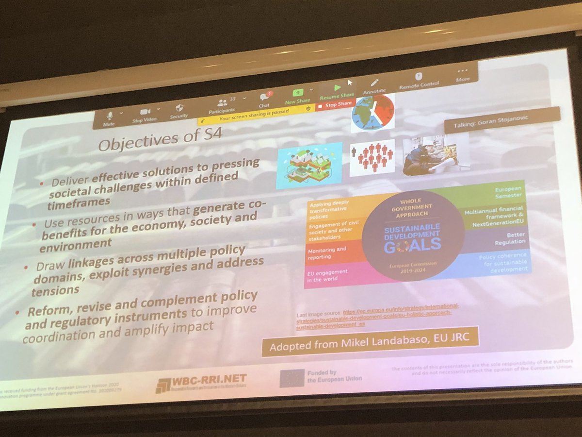 wbc_rri's tweet photo. #SmartSpecialisationStrategy and beyond are key for development - and linked to #RRI ... @NikosZaharis outlines the challenges https://t.co/LipKKQNHZn