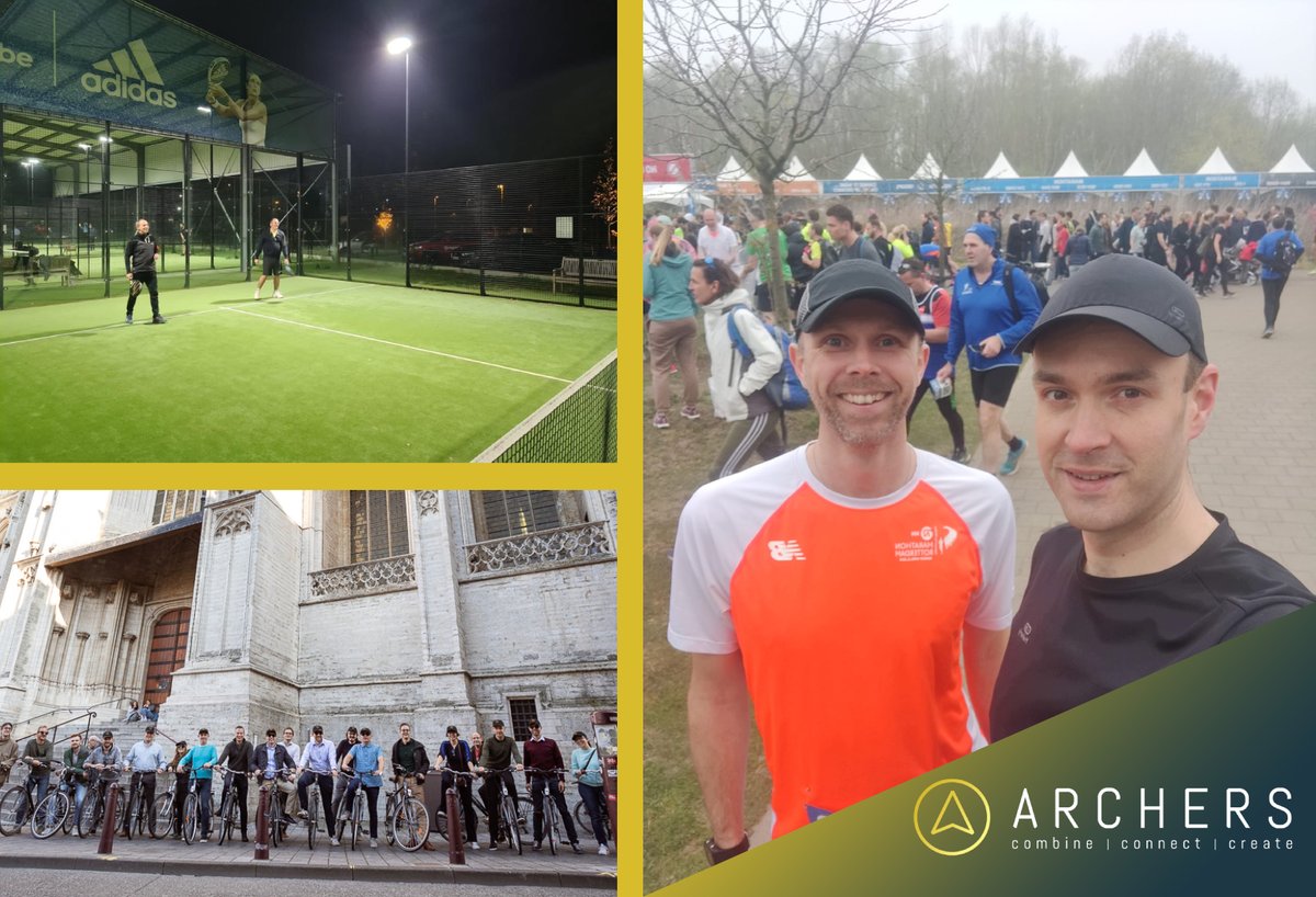 Did you know that research shows us that sporting with your colleagues leads to more effective collaboration? 💡  That's why we like to combine best of both worlds 🌍: an inspiring session followed by our favorite sport! Below you see our #community giving its utmost best. 💪
