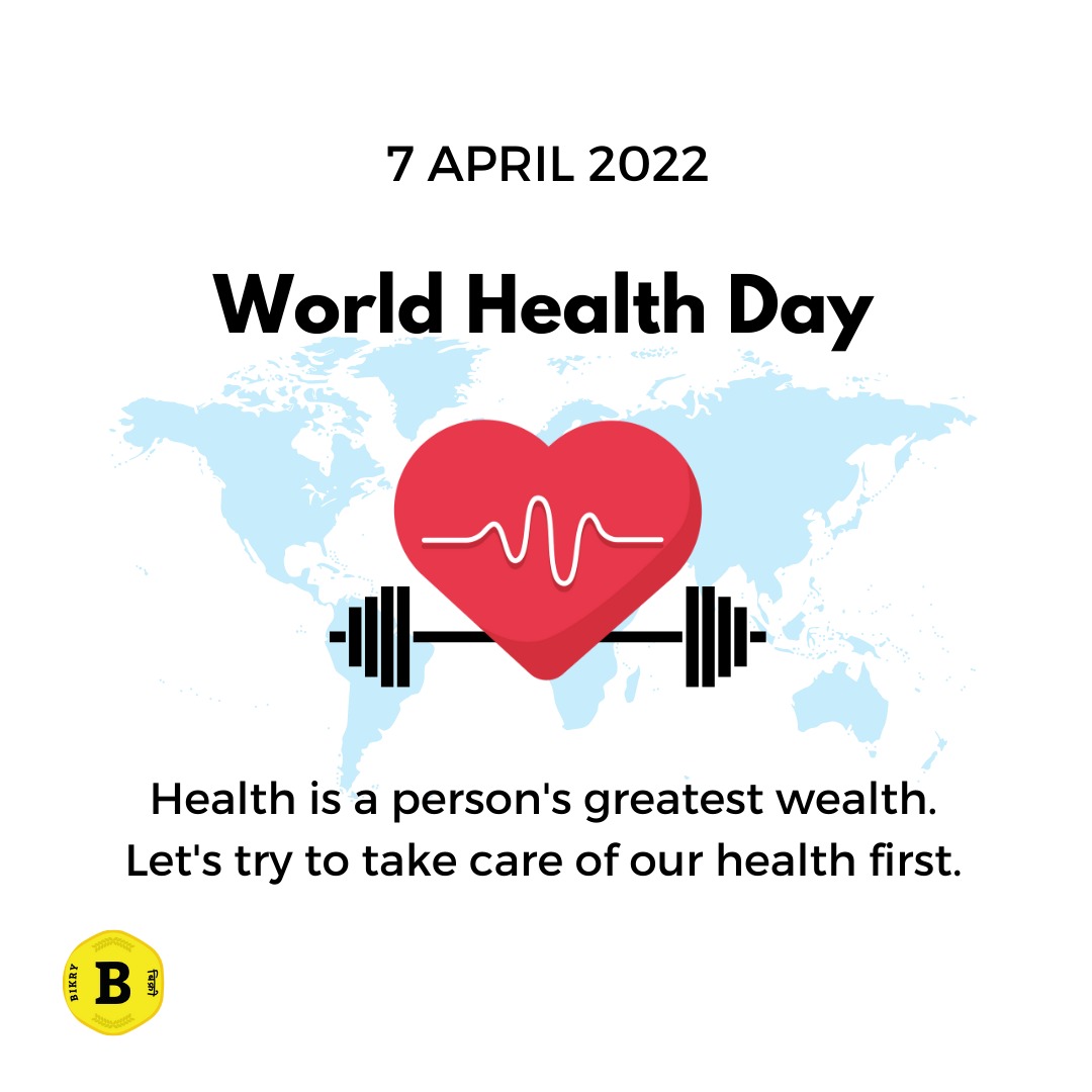 Health is the only wealth that we all want to earn it. #happyworldhealthday

#health #trending #worldhealthday #bikry #Twitterhub #HealthyLifestyle