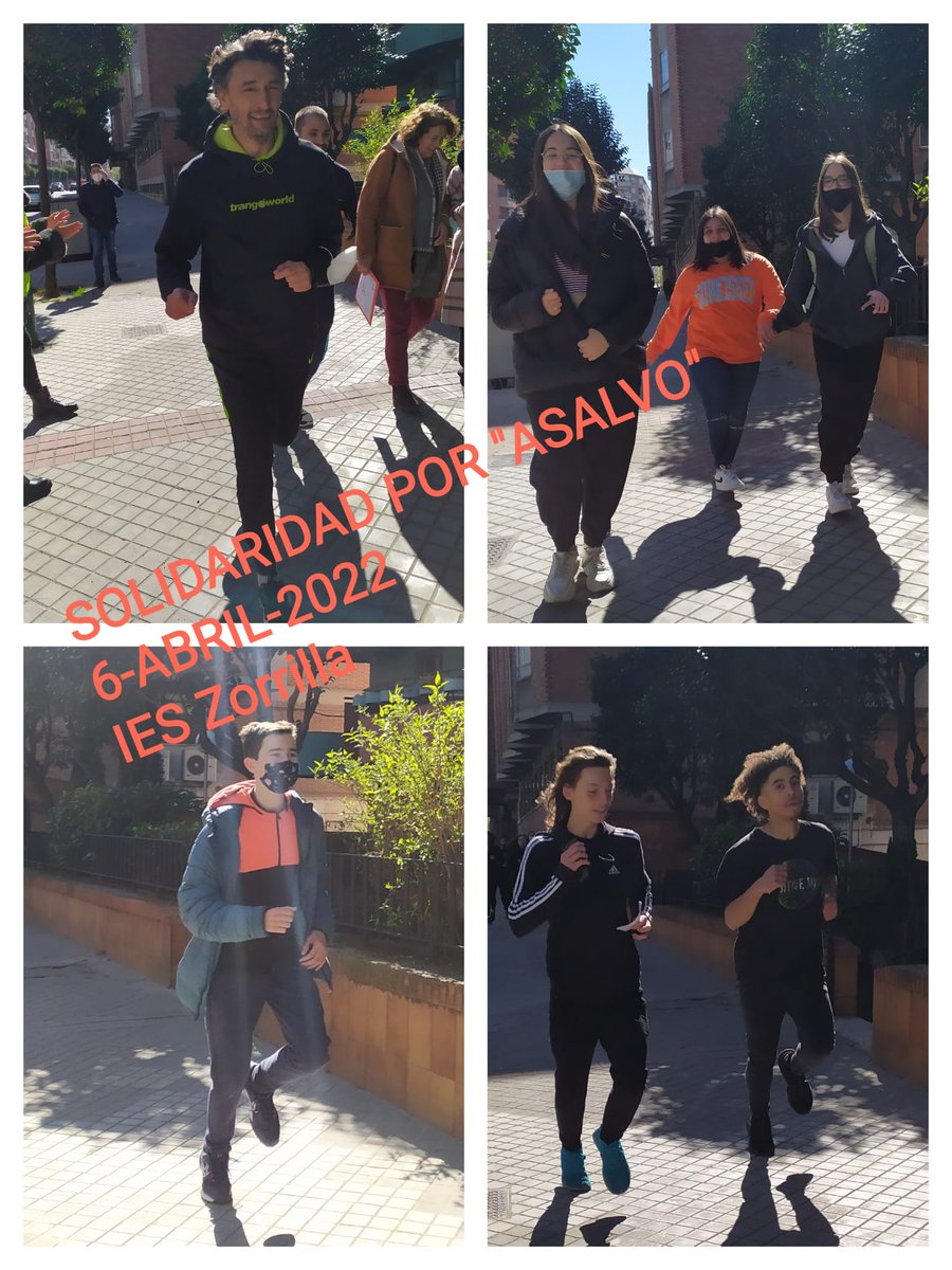 ieszorrilla's tweet photo. Ayer celebramos,  una vez más, la Carrera Solidaria en beneficio de @ASALVO_VALLA. Muchas gracias a tod@s por vuestra participación y felices vacaciones. 😊 https://t.co/6cUK2bp4qe
