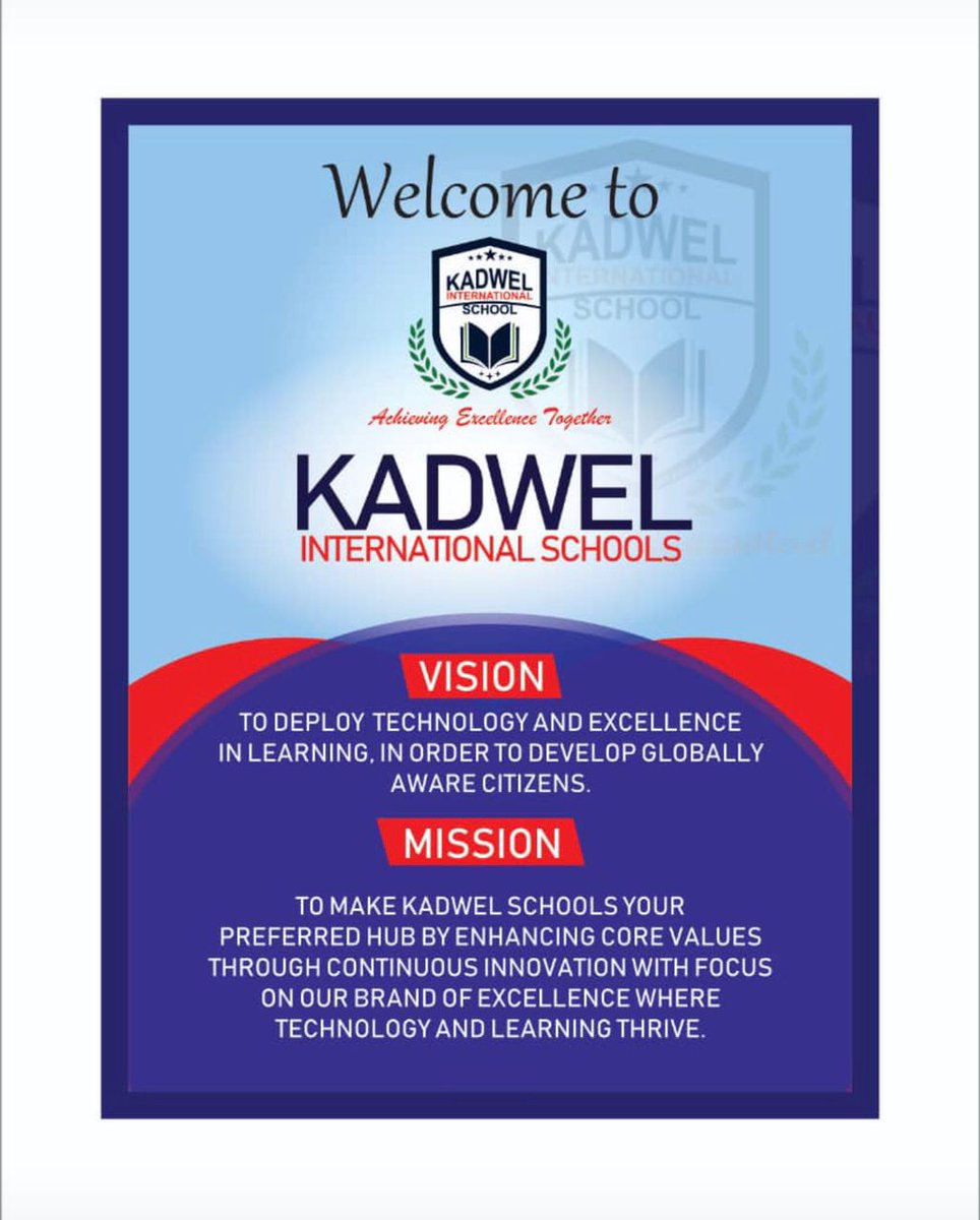 kadwelschools's tweet photo. What We Stand For https://t.co/EKM4SXGOnX