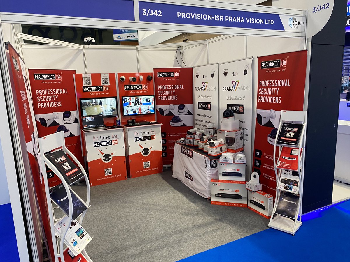 Roy1Gibson's tweet photo. Day Three at The Security Show NEC Birmingham. Great to meet so many nice people and show case our Provision-ISR CCTV products.
If you are attending, please call by to say hello.
https://t.co/DFo8cX1wmT https://t.co/XBX3sUw2z6