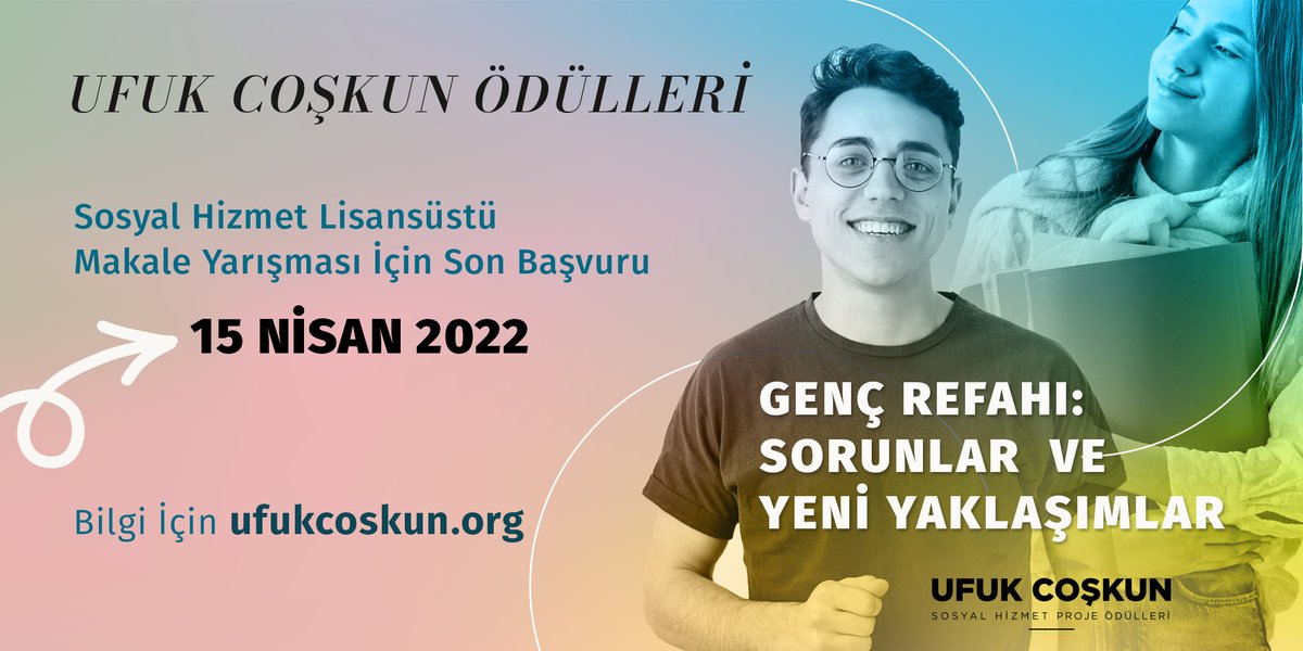 UOdulleri's tweet photo. Sosyal Hizmet lisansüstü öğrencileri makale yarışması son başvuru: 15 Nisan 2022

Bilgi için: https://t.co/WWx0e273vC

#makaleyarışması #GençRefahı #GençSorunları #ufukcoşkunödülleri #sosyalhizmetler #sosyalhizmet #sosyalçalışma #sosyalhizmetyarışması #ufukturu #siteplus https://t.co/tduCPm0JON
