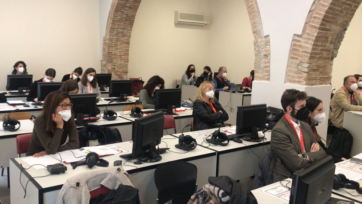 ToValidate's tweet photo. Enriching and practical the contributions of the european experts and beneficiaries of Easy-to-Read. Workshop attendees seem interested!

🙎@dilofacil @PlenaMadrid #Spain 
👩‍🦰@RBernabeCaro @SDI_Muenchen #Germany
👩Francesca Stella from @AnffasOnlus #Italy 

#ErasmusPlus #E2R https://t.co/hpmTnbod7U