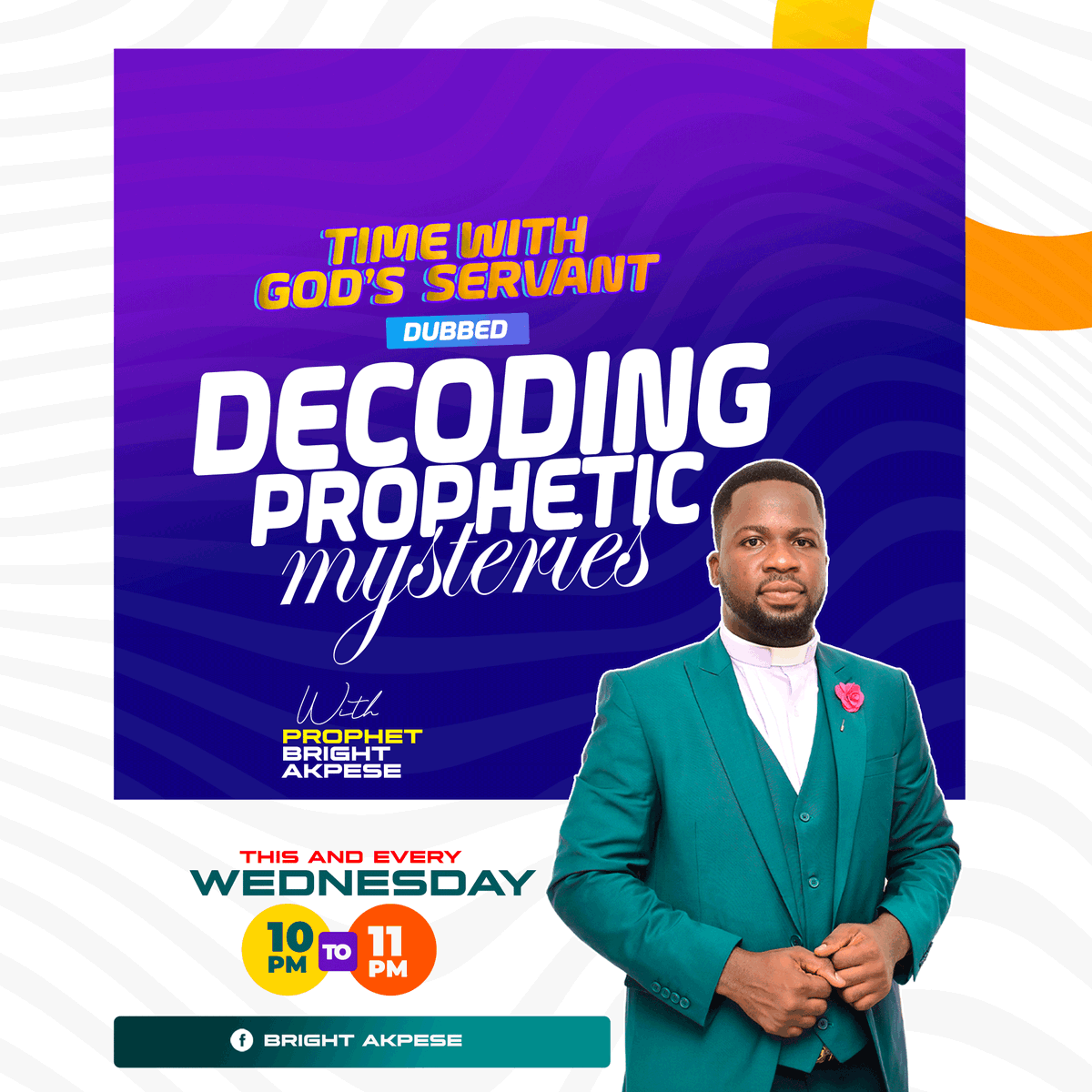 BrightGee5's tweet photo. This and every Wednesday. Get connected https://t.co/4p6E7bhmOg