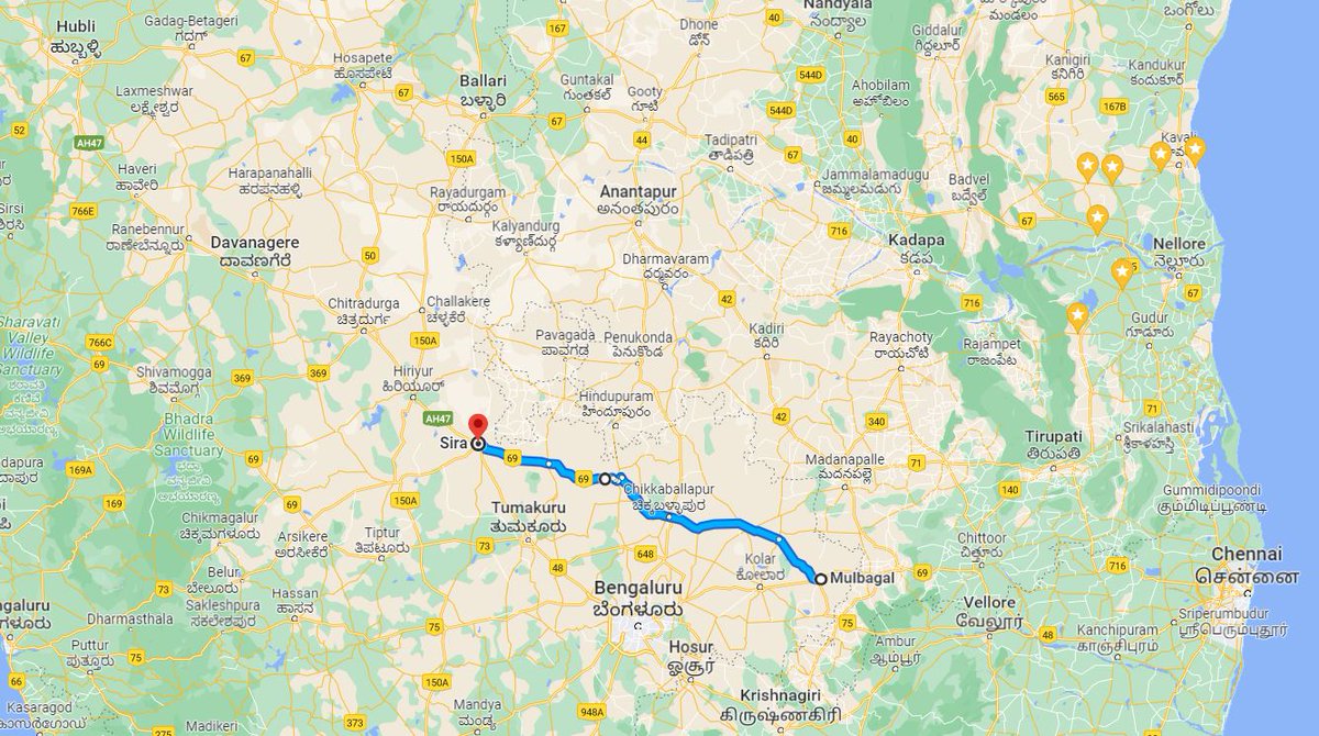 KarnatakaKolar's tweet photo. @nitin_gadkari @nhidcl #GatiShakti 
@BSBommai

 @CMofKarnataka  optimize national highways construction for economic growth of Karnataka and India. Ex: look at the pity state of Sira to Mulbagal stretch in Karnataka, which is a critical bypass connecting Mumbai, Hyderabad and Chennai highways https://t.co/gvei2rp60b
