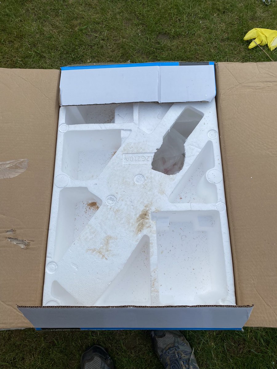 cookie866's tweet photo. @BandQ my 5 year old son was disappointed to find polystyrene in your packaging and he has written you a letter @Carlton_head @Carltonacademy1 https://t.co/J4ydpFjsdD