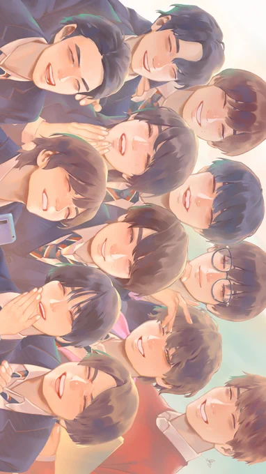 第9⃣-🔟話 恋と野郎組 

It has been a journey~ 野郎組のみんなは、誰かに高校時代の小さな幸運を思い出させたと思う。よくやったね!そして、ありがとう🌸

#野郎組2 https://t.co/oGqDQolvEJ 