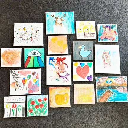 transformhs's tweet photo. Spelthorne clients have been showing off their artistic skills by creating some pictures to brighten up meeting spaces. Housing & Support Officer Jennie said colleagues and clients alike had been delighted by the beautiful canvasses created. #SpelthorneFocus #TransformAt50 https://t.co/HrdNACpZY0
