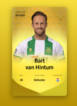 altis_sorare's tweet photo. 🚨 Giveaway #Sorare

Je vous offre ma carte de Bart Van Hintum (défenseur à Groningen) 

Pour participer : Follow + RT 

Bonne chance à tous, tirage au sort le 14 Avril 2022. 

Ma chaine YouTube Altis Football Club : https://t.co/AX5RKv3Ypd https://t.co/l78plyokvP