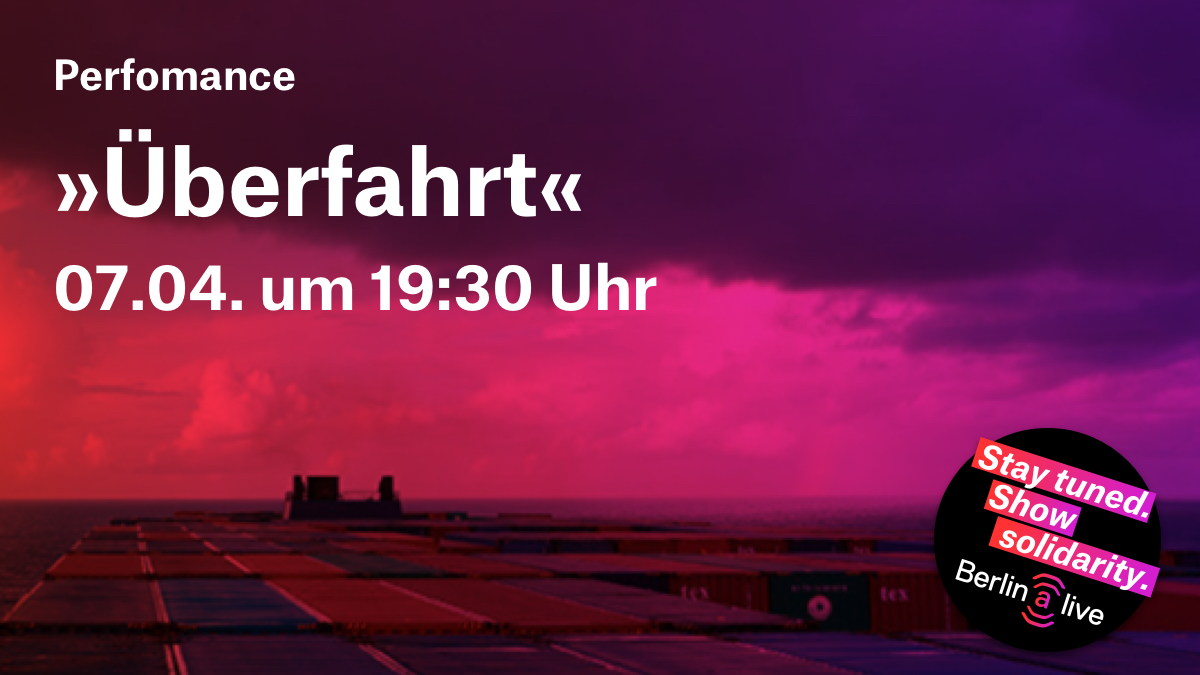 »Überfahrt«

Der Fotograf Michael Disqué und der Schriftsteller Roman Ehrlich gemeinsam auf Überfahrt: Mit einem Containerschiff reisten sie vierzig Tage lang von Hamburg nach Qingdao, China und erstellten diese Text-Bild-Ton-Performance.

Mehr dazu unter:
t1p.de/dpnt6