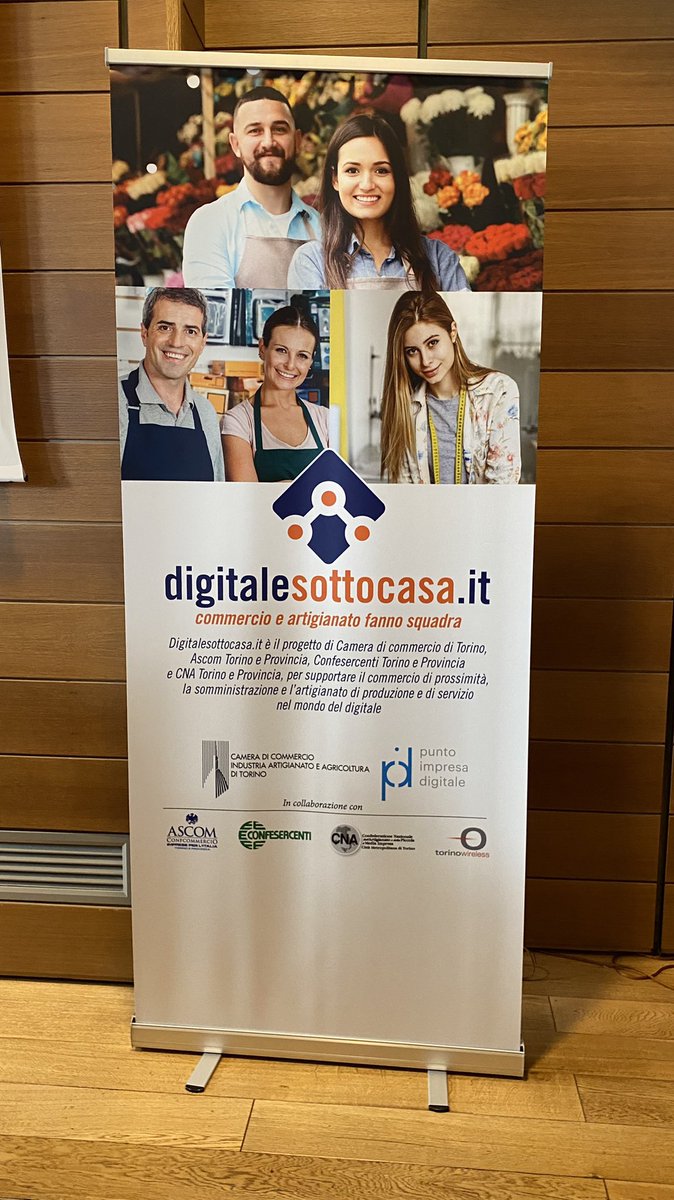 Tutti i commercianti e gli artigiani interessati sono invitati a aderire al progetto durante l'anno 2022! #digitalesottocasa
#pmi #digital #ecommerce #torino 
<a href="/PID_CamCom/">Punto Impresa Digitale</a> <a href="/AscomTorino/">Ascom Torino</a> #confesercentitorino <a href="/cna_to_iniziati/">CNA TORINO</a> @torinowireless <a href="/twitorino/">Città di Torino</a>