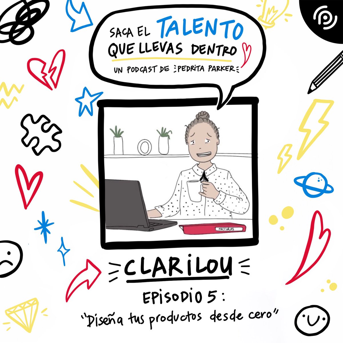 ¡Ya está disponible el quinto episodio de mi podcast en <a href="/PodimoSpain/">Podimo Spain</a> 'Saca el talento que llevas dentro'! Hablaremos de la aventura de crear tu propio merchandising con una ilustradora muy riquiña <a href="/clarilou_/">clarilou_</a> 🥰#EscúchaloenPodimo 
go.podimo.com/es/sacaeltalen…