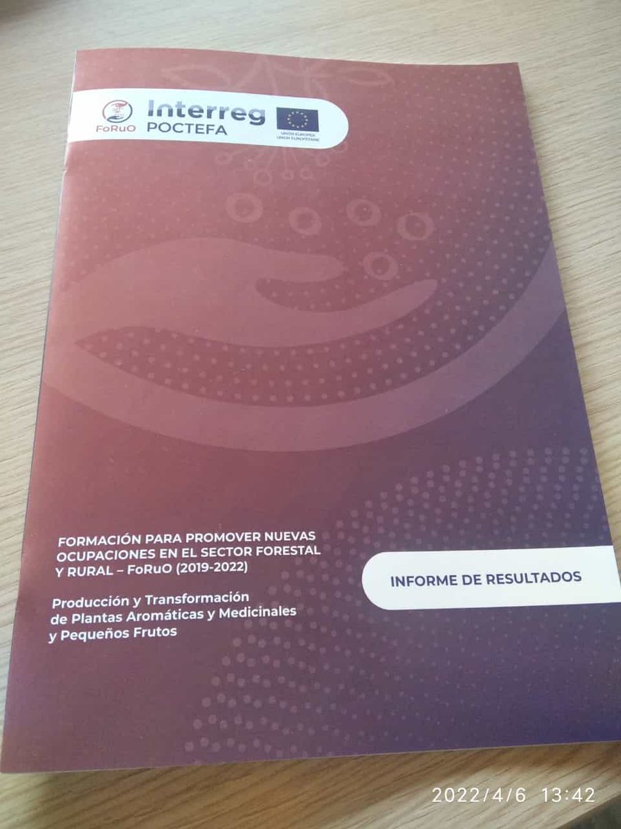 CITAAragon's tweet photo. Esta mañana se está celebrando  en @ctforestal  la jornada de presentación de resultados del proyecto #FoRuO con la participación de @JulyNavarroRo, investigadora del Departamento de Ciencia Vegetal del CITA.
#formación #aromáticas #medicinales #pequeñosfrutos

@CTPPOCTEFA https://t.co/9X06gpPQ1m