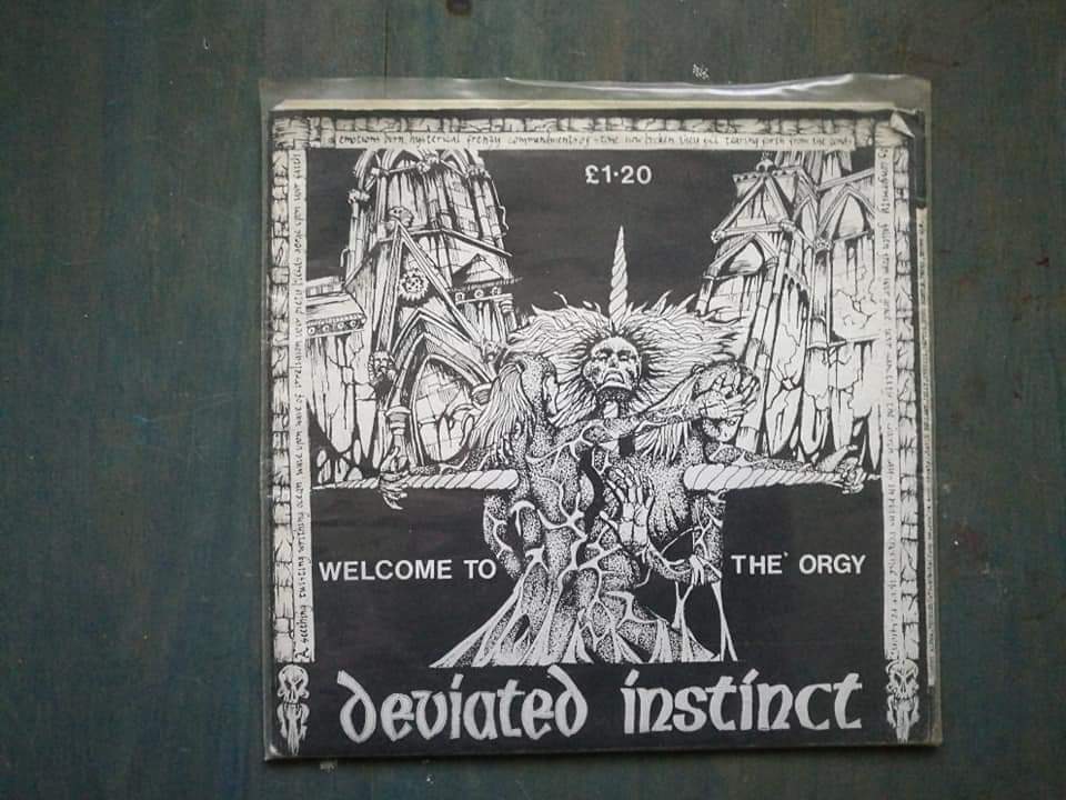 brianfinks69's tweet photo. Deviated instinct - Welcome to the orgy 7" #punk #crust #deviatedinstinct https://t.co/z3bDG8A6qS