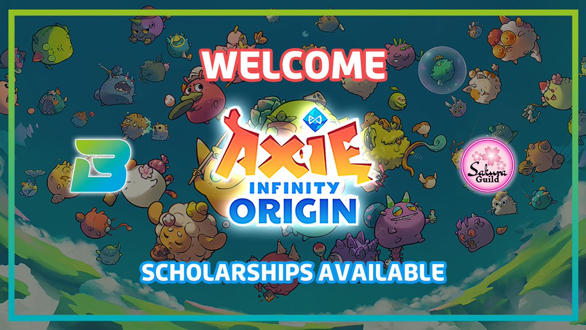 BTEC | Play-To-Earn (@btec_finance) on Twitter photo Celebrating the launch of Axie Infinity: Origin (Early Access).
Join us at <a href="/Sakura_guildSG/">🌸 Sakura Guild 🌸</a> to explore the new changes and get scholarships.
Adventure awaits. Start exploring!
#BTEC_Finance #PlayToEarn #AxieinfinityScholarship #AxieOrigin Celebrating the launch of Axie Infinity: Origin (Early Access).
Join us at <a href="/Sakura_guildSG/">🌸 Sakura Guild 🌸</a> to explore the new changes and get scholarships.
Adventure awaits. Start exploring!
#BTEC_Finance #PlayToEarn #AxieinfinityScholarship #AxieOrigin