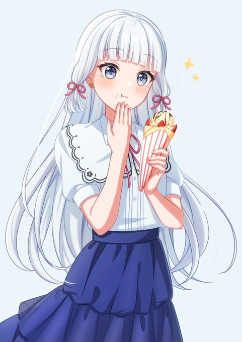 「eating skirt」 illustration images(Popular)