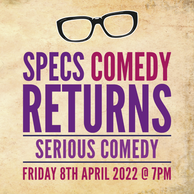 LutonTown's tweet photo. Specs Comedy returns to Kenilworth Road tomorrow evening, 𝒅𝒐𝒏'𝒕 𝒎𝒊𝒔𝒔 𝒐𝒖𝒕!

🗓️ 08/04/22 - 7pm
💰 £20 per person

#COYH