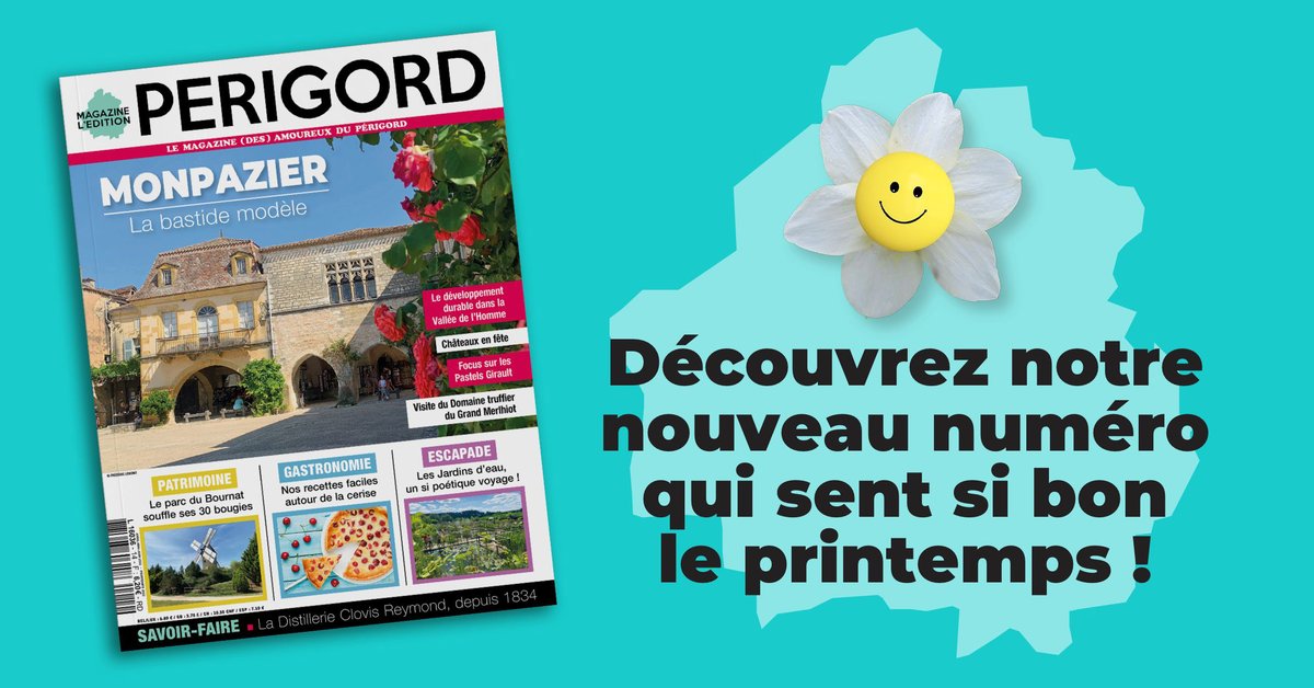 EditionPerigord's tweet photo. Le nouveau numéro de "L'Édition Périgord" est arrivé chez votre marchand de journaux. Et on vous dit tout sur le sommaire :
https://t.co/TLzBVl7Qhp https://t.co/RkSLIF7615