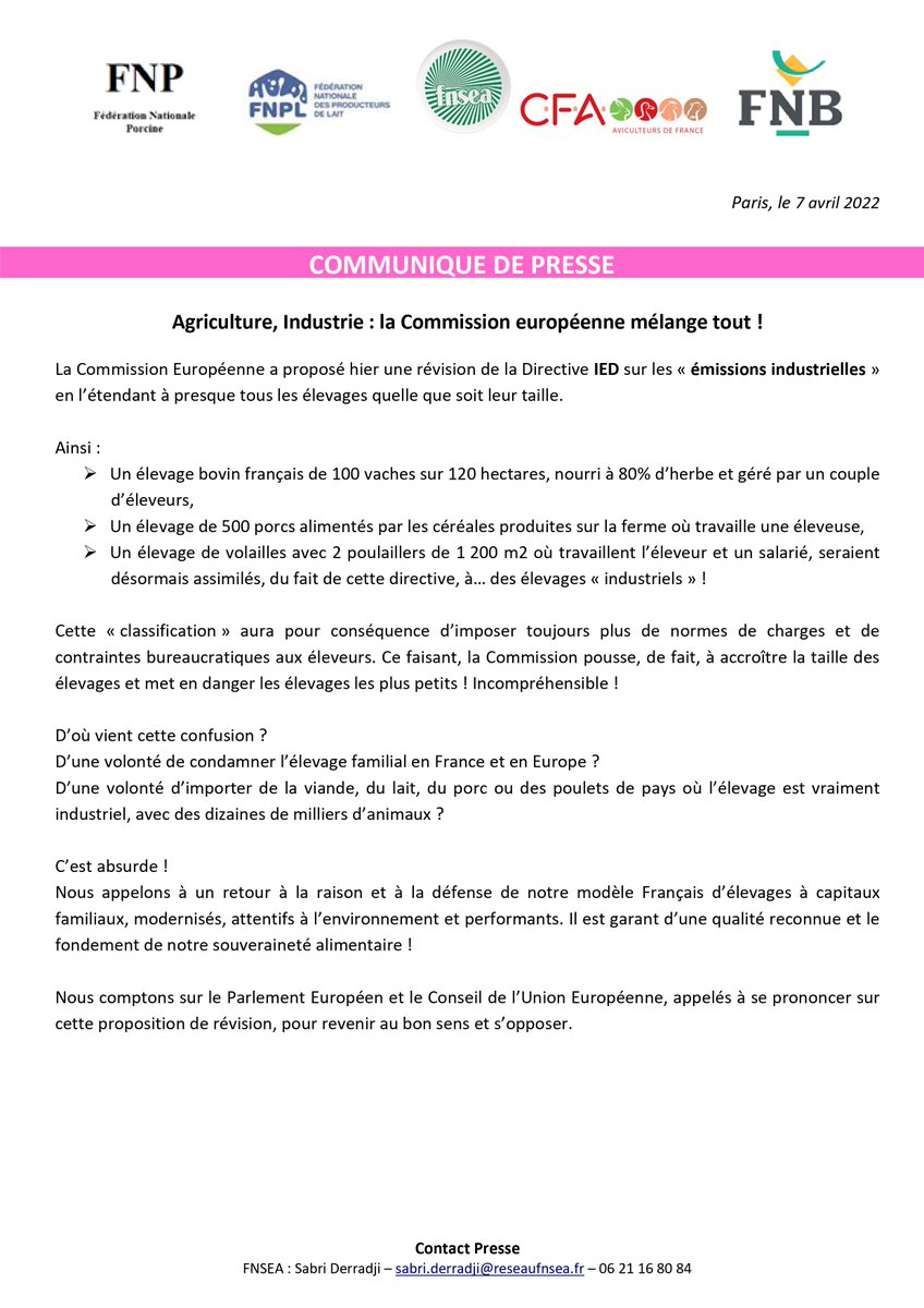 La FNSEA tweet media